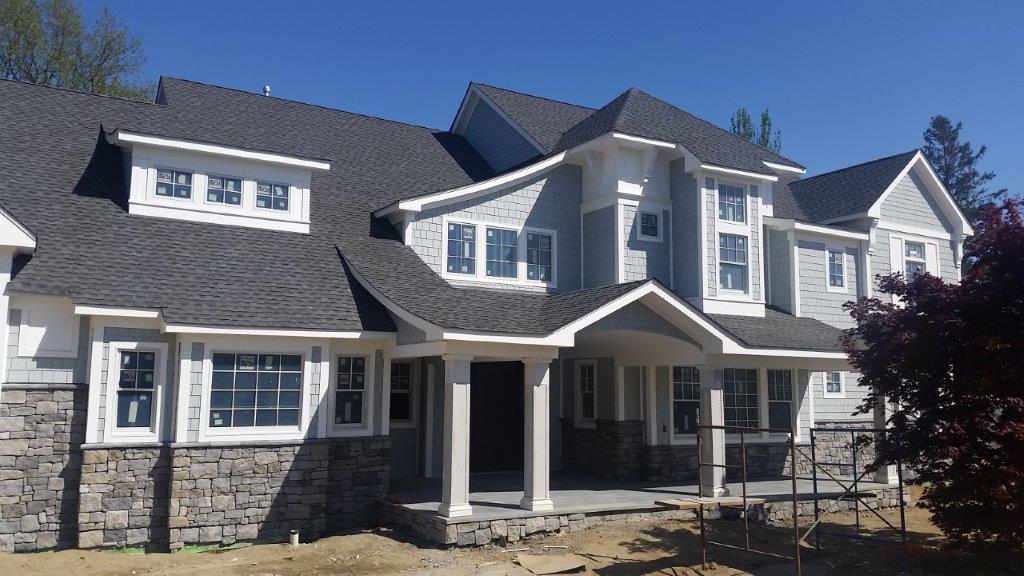 custom home built by prestige