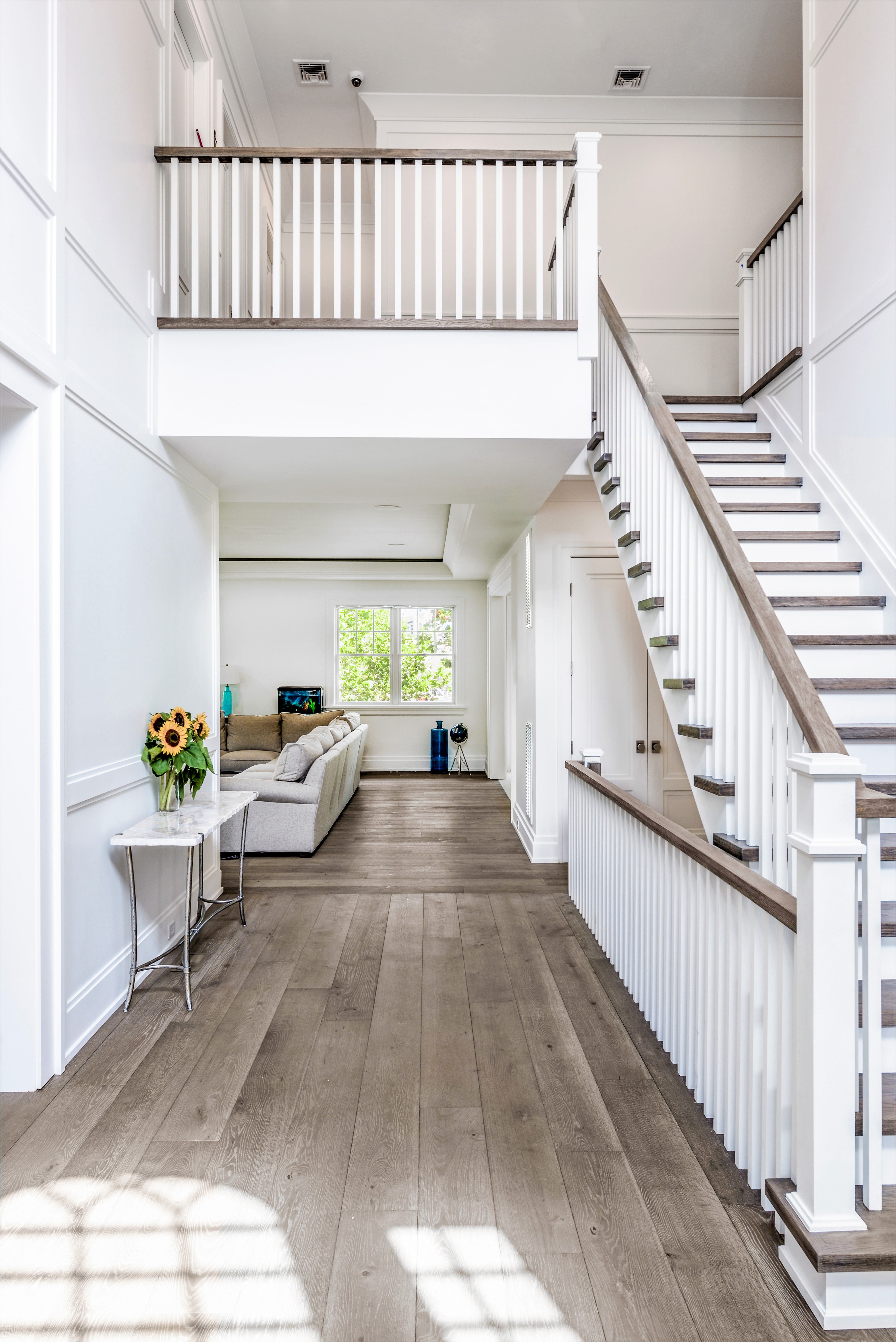 Entry Way and Staircase Design in the Hamptons