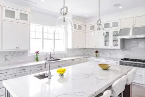 Marble Kitchen in The Hamptons