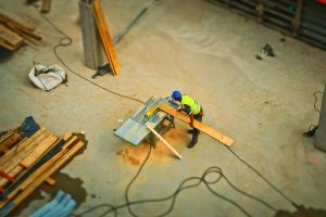 worker in a construction site